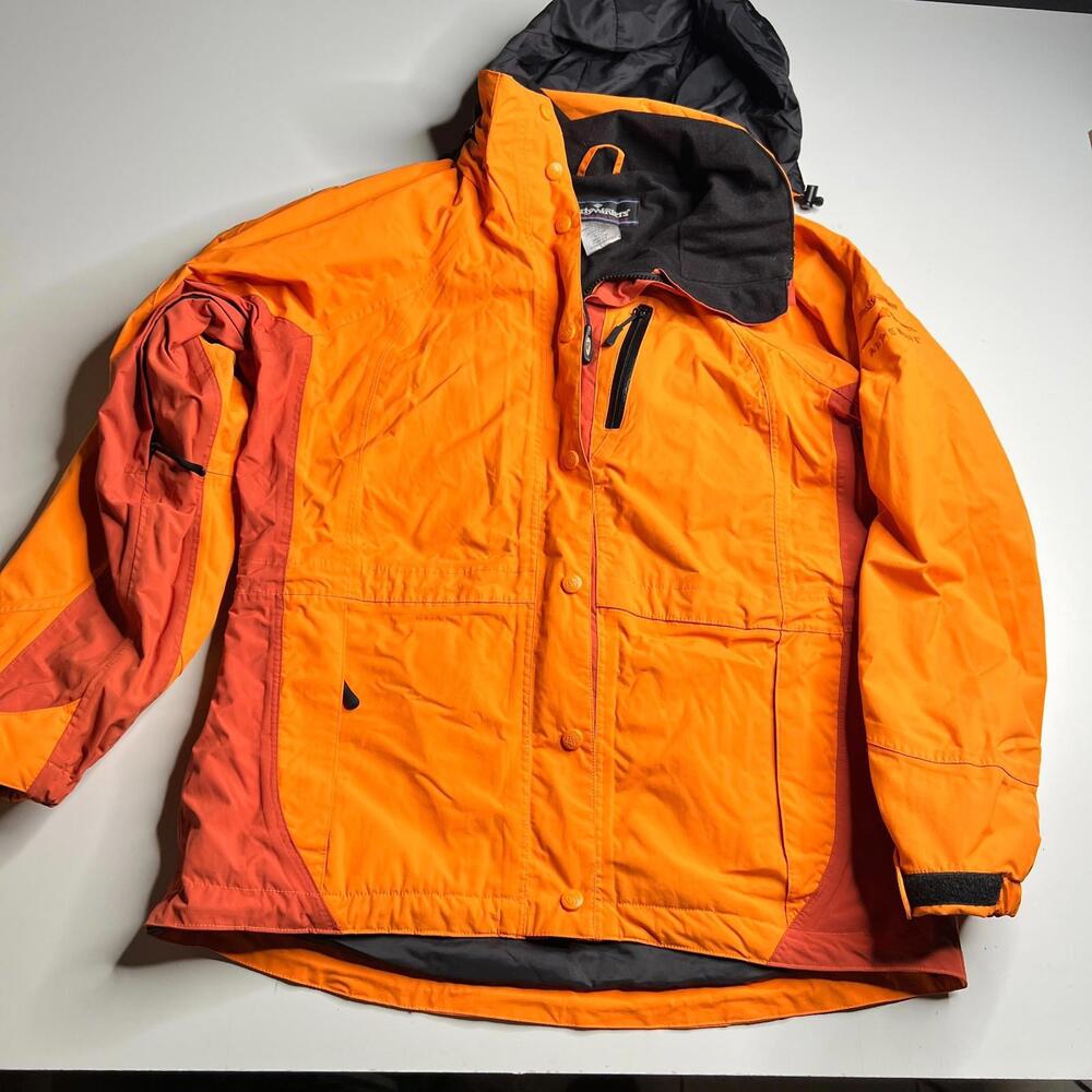 Early Winters‎ Alpenlite Women’s Ski Jacket M Orange Hooded Insulated Vintage
